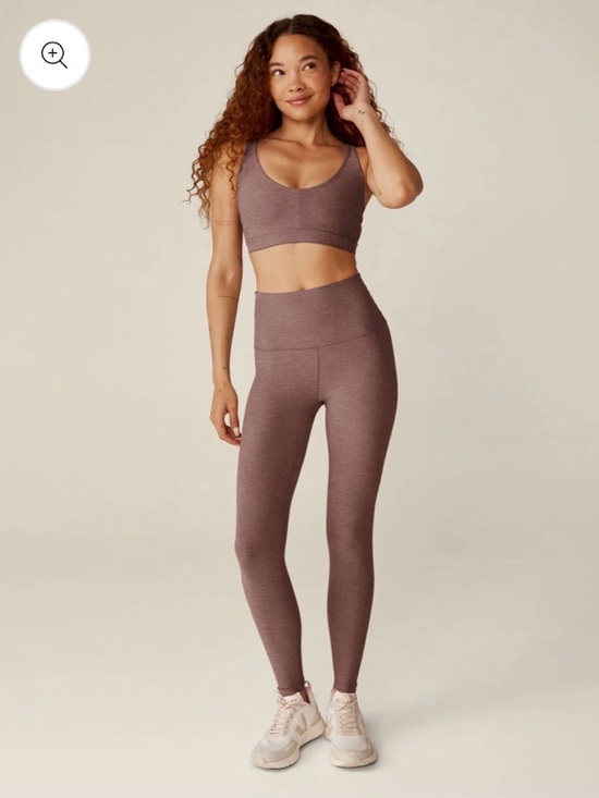 Beyond Yoga Pants - Beyond Yoga Spacedye Caught In The Midi High Waisted Legging Rose Brush Heather